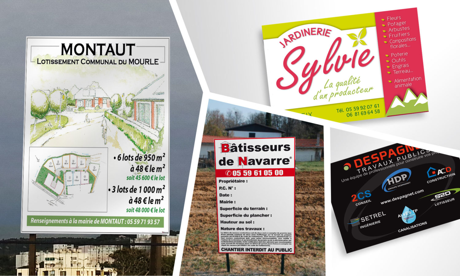 publicité Panneaux chantier permis construire