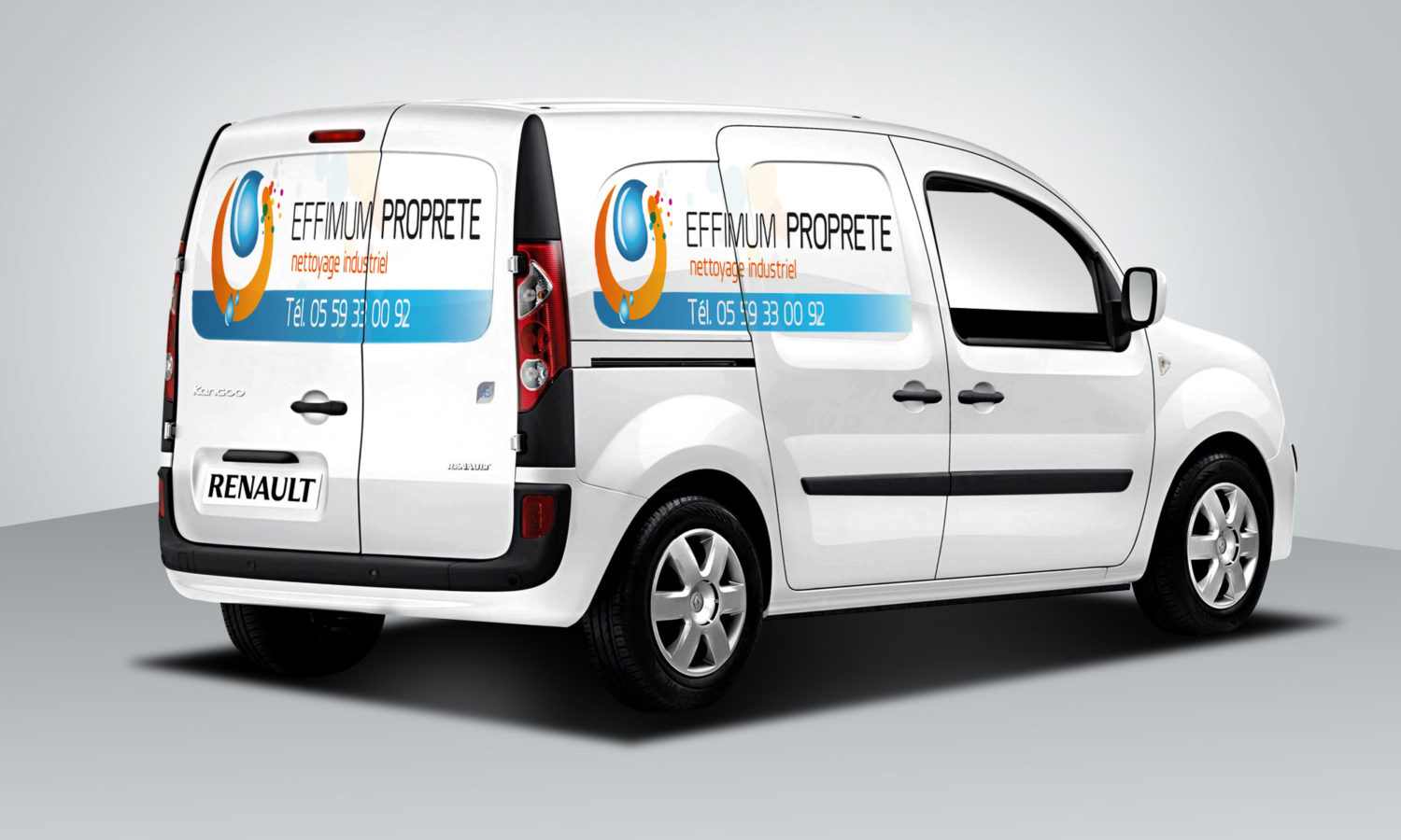 Habillage véhicule voiture utilitaire entreprise