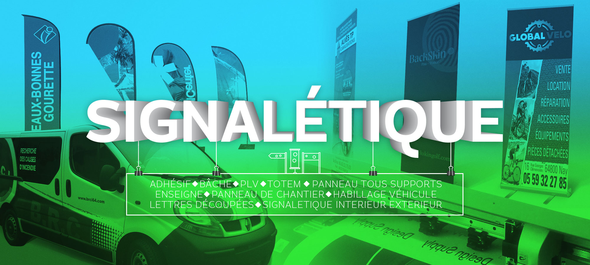 signalétique Nay Pau Béarn